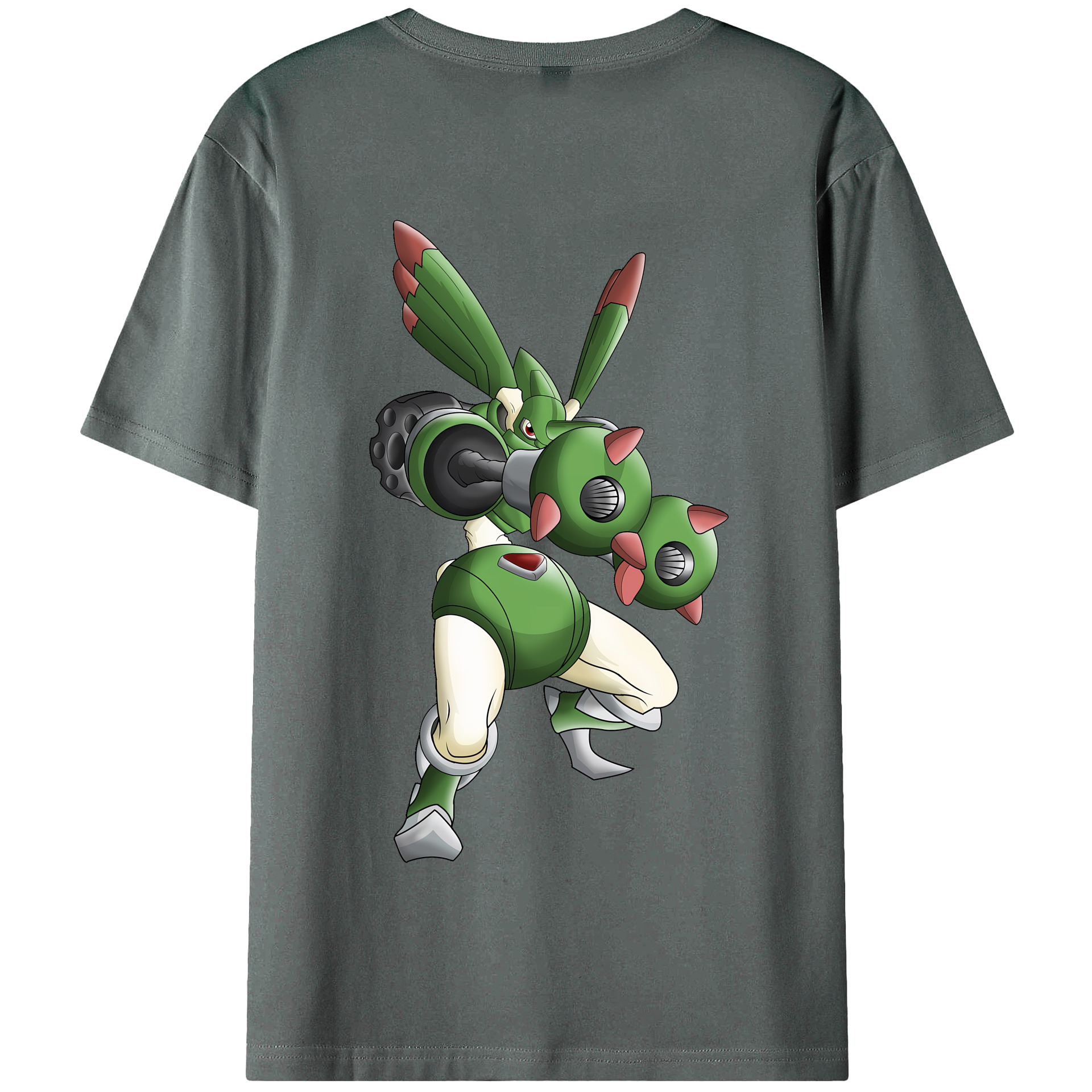 （画像用） Digimon デジタルモンスター/デジモン 綿100％半袖Tシャツ（背面プリント）